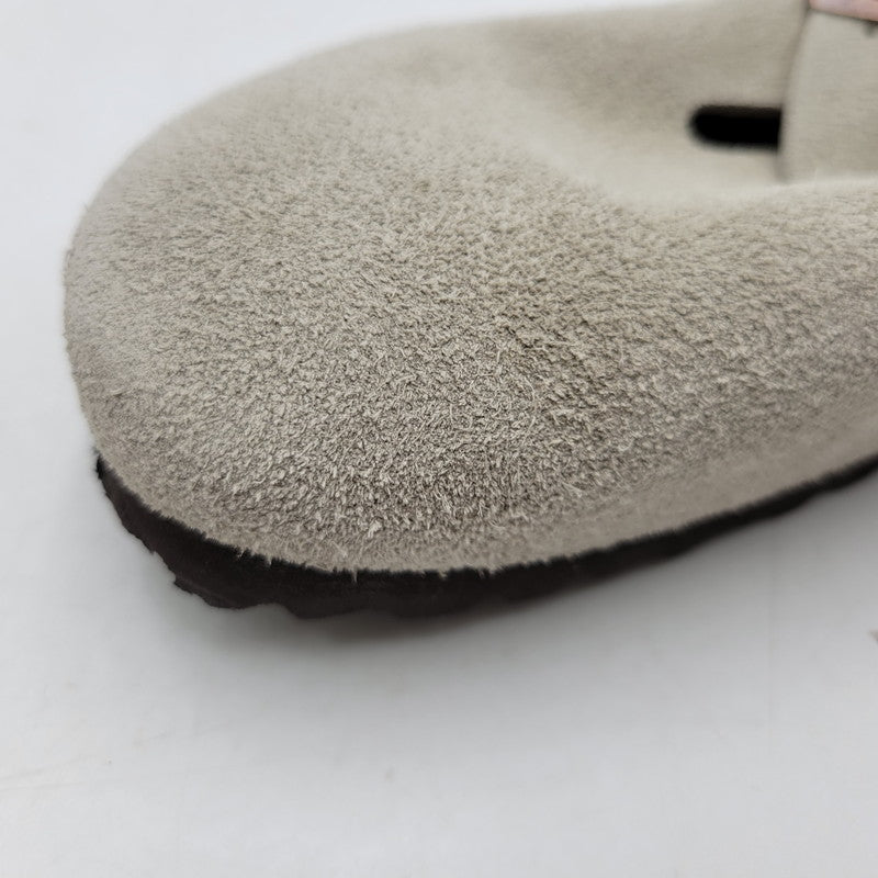 【中古品】【レディース】 BIRKENSTOCK ビルケンシュトック BOSTON SANDAL "SUEDE" ボストン サンダル シューズ 靴 167-260928-ay-04-izu サイズ：23cm カラー：ベージュ 万代Net店