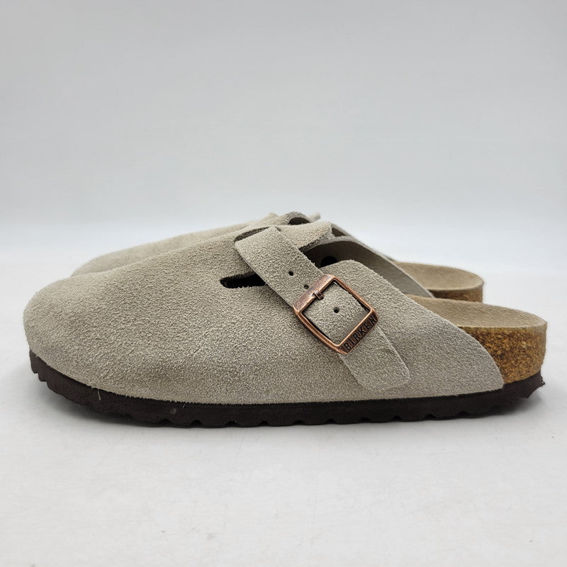【中古品】【レディース】 BIRKENSTOCK ビルケンシュトック BOSTON SANDAL "SUEDE" ボストン サンダル シューズ 靴 167-260928-ay-04-izu サイズ：23cm カラー：ベージュ 万代Net店