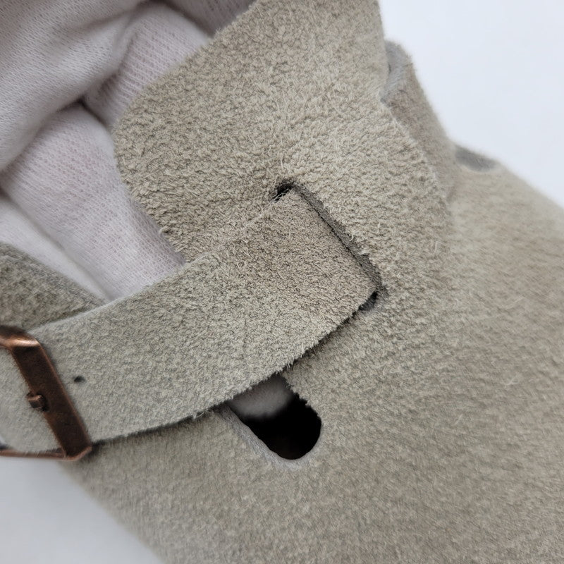 【中古品】【レディース】 BIRKENSTOCK ビルケンシュトック BOSTON SANDAL "SUEDE" ボストン サンダル シューズ 靴 167-260928-ay-04-izu サイズ：23cm カラー：ベージュ 万代Net店