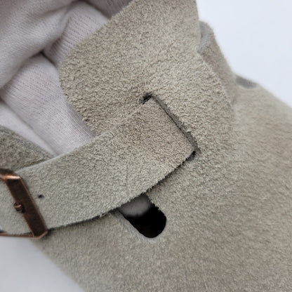 【中古品】【レディース】 BIRKENSTOCK ビルケンシュトック BOSTON SANDAL "SUEDE" ボストン サンダル シューズ 靴 167-260928-ay-04-izu サイズ：23cm カラー：ベージュ 万代Net店
