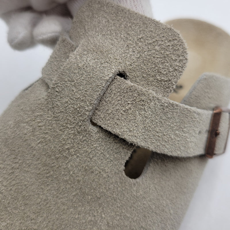 【中古品】【レディース】 BIRKENSTOCK ビルケンシュトック BOSTON SANDAL "SUEDE" ボストン サンダル シューズ 靴 167-260928-ay-04-izu サイズ：23cm カラー：ベージュ 万代Net店