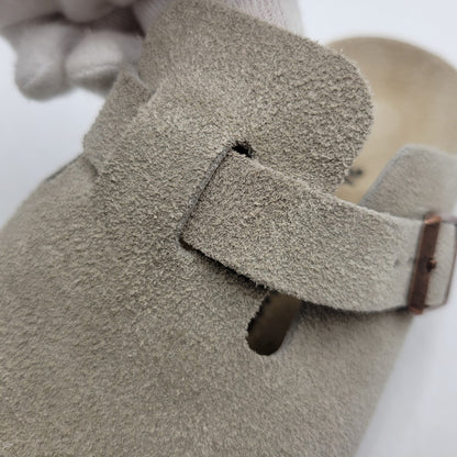 【中古品】【レディース】 BIRKENSTOCK ビルケンシュトック BOSTON SANDAL "SUEDE" ボストン サンダル シューズ 靴 167-260928-ay-04-izu サイズ：23cm カラー：ベージュ 万代Net店