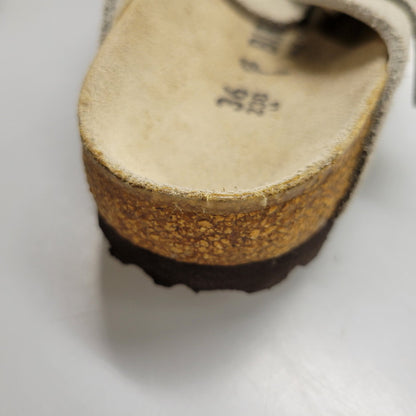 【中古品】【レディース】 BIRKENSTOCK ビルケンシュトック BOSTON SANDAL "SUEDE" ボストン サンダル シューズ 靴 167-260928-ay-04-izu サイズ：23cm カラー：ベージュ 万代Net店