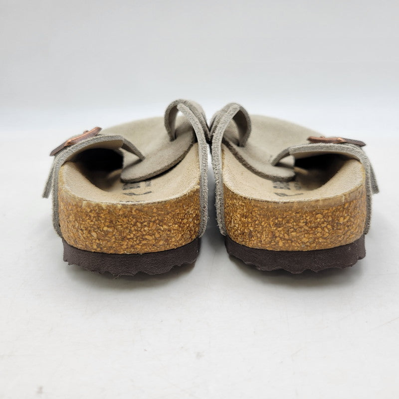 【中古品】【レディース】 BIRKENSTOCK ビルケンシュトック BOSTON SANDAL "SUEDE" ボストン サンダル シューズ 靴 167-260928-ay-04-izu サイズ：23cm カラー：ベージュ 万代Net店