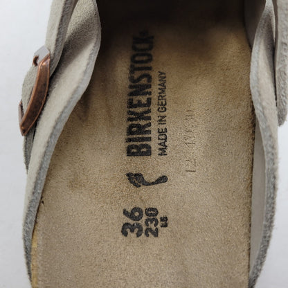 【中古品】【レディース】 BIRKENSTOCK ビルケンシュトック BOSTON SANDAL "SUEDE" ボストン サンダル シューズ 靴 167-260928-ay-04-izu サイズ：23cm カラー：ベージュ 万代Net店