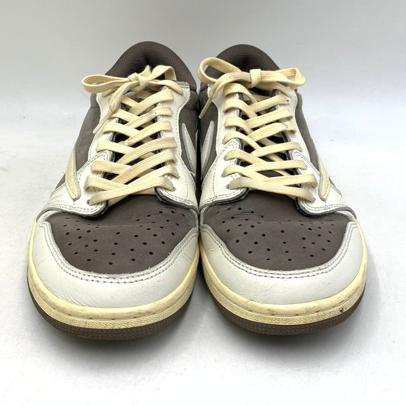 【現状渡し品】【メンズ】 NIKE ナイキ×TRAVIS SCOTT トラヴィス・スコット DM7866-162 AIR JORDAN エアジョーダン 1 LOW OG ロー オージー SP スニーカー シューズ 靴 160-260921-ya-04-izu サイズ：28cm カラー：REVERSE MOCHA/SAIL AND RIDGEROCK 万代Net店