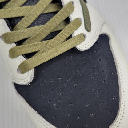 【中古品】【メンズ】 NIKE ナイキ × TRAVIS SCOTT トラヴィス スコット WMNS AIR JORDAN 1 LOW OG SP DZ4137-106 ウィメンズ エアジョーダン 1 ロー OG SP スニーカー 靴 160-260921-as-02-izu サイズ：28cm カラー：SAIL/UNIVERSITY RED-BLACK 万代Net店