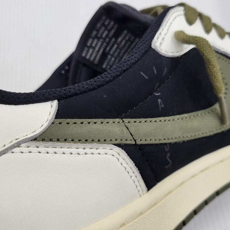 【中古品】【メンズ】 NIKE ナイキ × TRAVIS SCOTT トラヴィス スコット WMNS AIR JORDAN 1 LOW OG SP DZ4137-106 ウィメンズ エアジョーダン 1 ロー OG SP スニーカー 靴 160-260921-as-02-izu サイズ：28cm カラー：SAIL/UNIVERSITY RED-BLACK 万代Net店