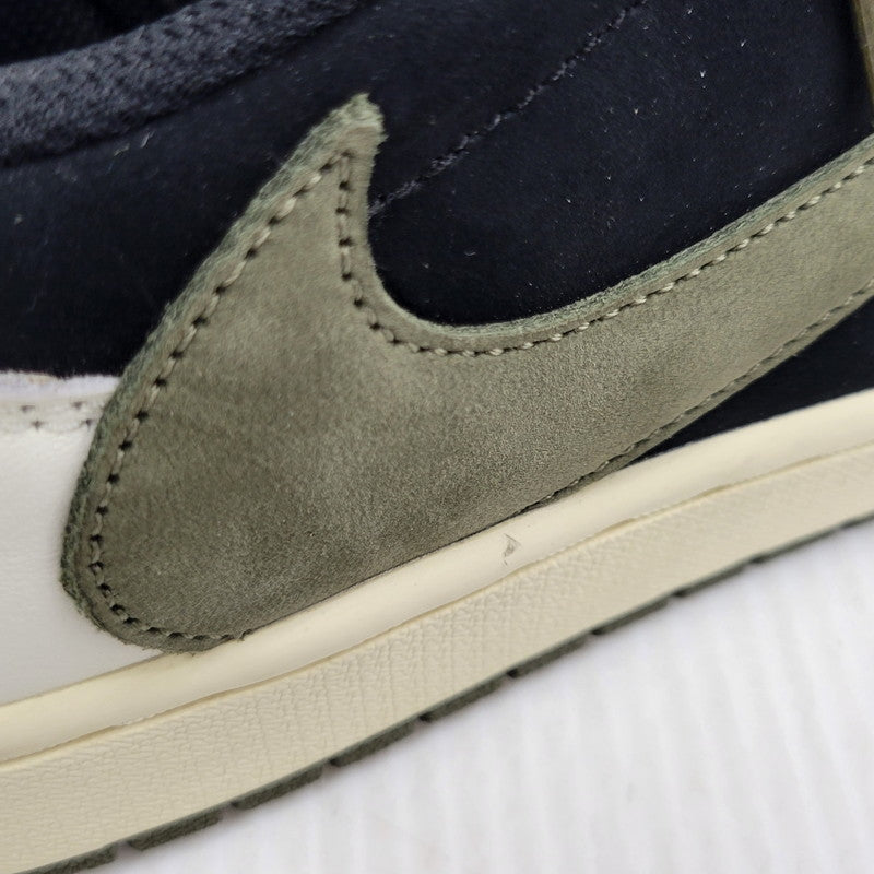 【中古品】【メンズ】 NIKE ナイキ × TRAVIS SCOTT トラヴィス スコット WMNS AIR JORDAN 1 LOW OG SP DZ4137-106 ウィメンズ エアジョーダン 1 ロー OG SP スニーカー 靴 160-260921-as-02-izu サイズ：28cm カラー：SAIL/UNIVERSITY RED-BLACK 万代Net店