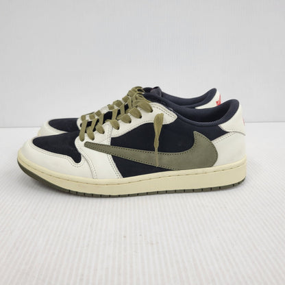 【中古品】【メンズ】 NIKE ナイキ × TRAVIS SCOTT トラヴィス スコット WMNS AIR JORDAN 1 LOW OG SP DZ4137-106 ウィメンズ エアジョーダン 1 ロー OG SP スニーカー 靴 160-260921-as-02-izu サイズ：28cm カラー：SAIL/UNIVERSITY RED-BLACK 万代Net店