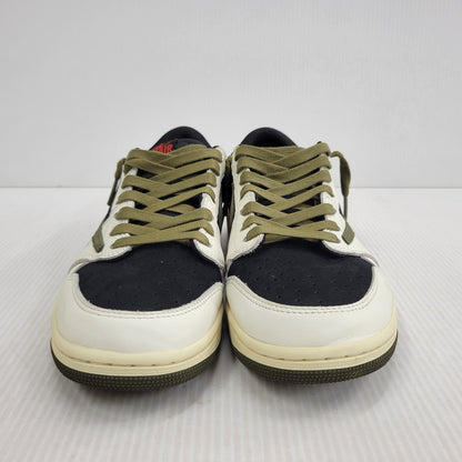【中古品】【メンズ】 NIKE ナイキ × TRAVIS SCOTT トラヴィス スコット WMNS AIR JORDAN 1 LOW OG SP DZ4137-106 ウィメンズ エアジョーダン 1 ロー OG SP スニーカー 靴 160-260921-as-02-izu サイズ：28cm カラー：SAIL/UNIVERSITY RED-BLACK 万代Net店