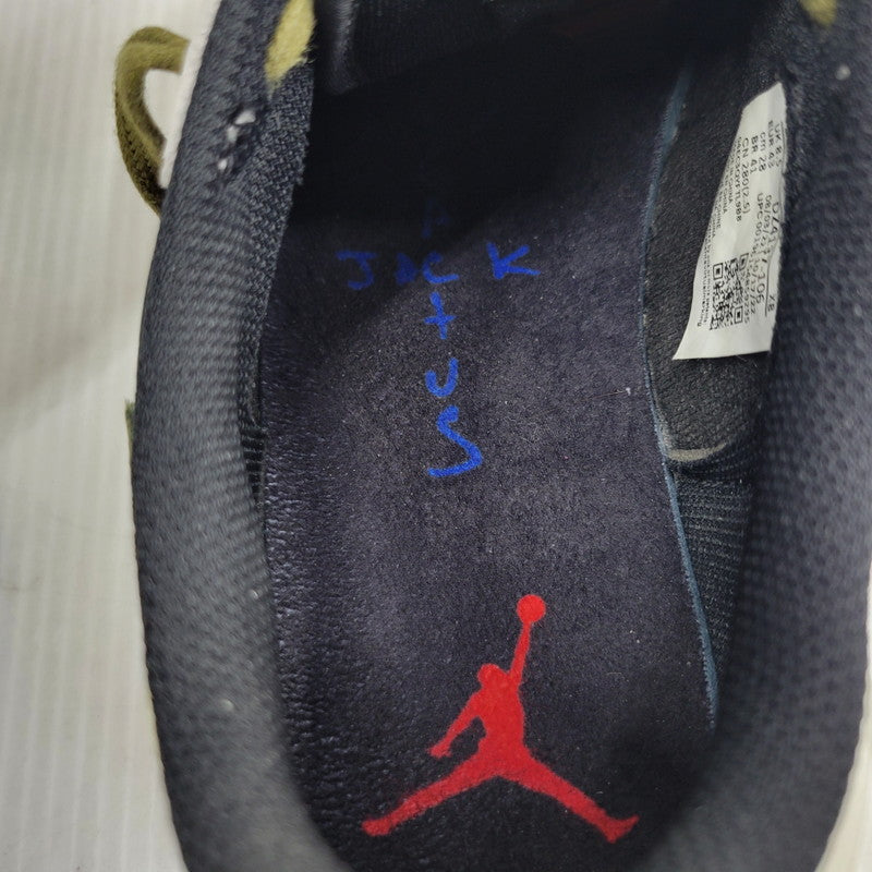 【中古品】【メンズ】 NIKE ナイキ × TRAVIS SCOTT トラヴィス スコット WMNS AIR JORDAN 1 LOW OG SP DZ4137-106 ウィメンズ エアジョーダン 1 ロー OG SP スニーカー 靴 160-260921-as-02-izu サイズ：28cm カラー：SAIL/UNIVERSITY RED-BLACK 万代Net店