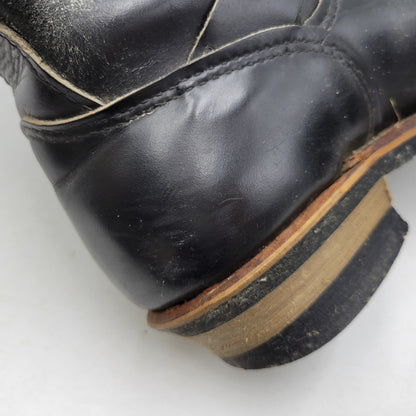 【現状渡し品】【メンズ】 RED WING レッドウィング ENGINEER BOOTS 2268 エンジニアブーツ 靴 USA製 刺繍羽タグ 164-260924-as-06-izu サイズ：9D カラー：ブラック 万代Net店