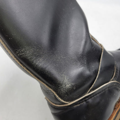 【現状渡し品】【メンズ】 RED WING レッドウィング ENGINEER BOOTS 2268 エンジニアブーツ 靴 USA製 刺繍羽タグ 164-260924-as-06-izu サイズ：9D カラー：ブラック 万代Net店