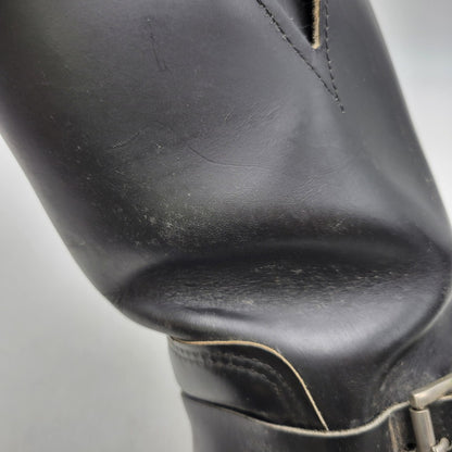 【現状渡し品】【メンズ】 RED WING レッドウィング ENGINEER BOOTS 2268 エンジニアブーツ 靴 USA製 刺繍羽タグ 164-260924-as-06-izu サイズ：9D カラー：ブラック 万代Net店
