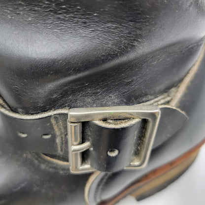 【現状渡し品】【メンズ】 RED WING レッドウィング ENGINEER BOOTS 2268 エンジニアブーツ 靴 USA製 刺繍羽タグ 164-260924-as-06-izu サイズ：9D カラー：ブラック 万代Net店