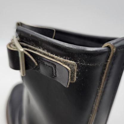 【現状渡し品】【メンズ】 RED WING レッドウィング ENGINEER BOOTS 2268 エンジニアブーツ 靴 USA製 刺繍羽タグ 164-260924-as-06-izu サイズ：9D カラー：ブラック 万代Net店