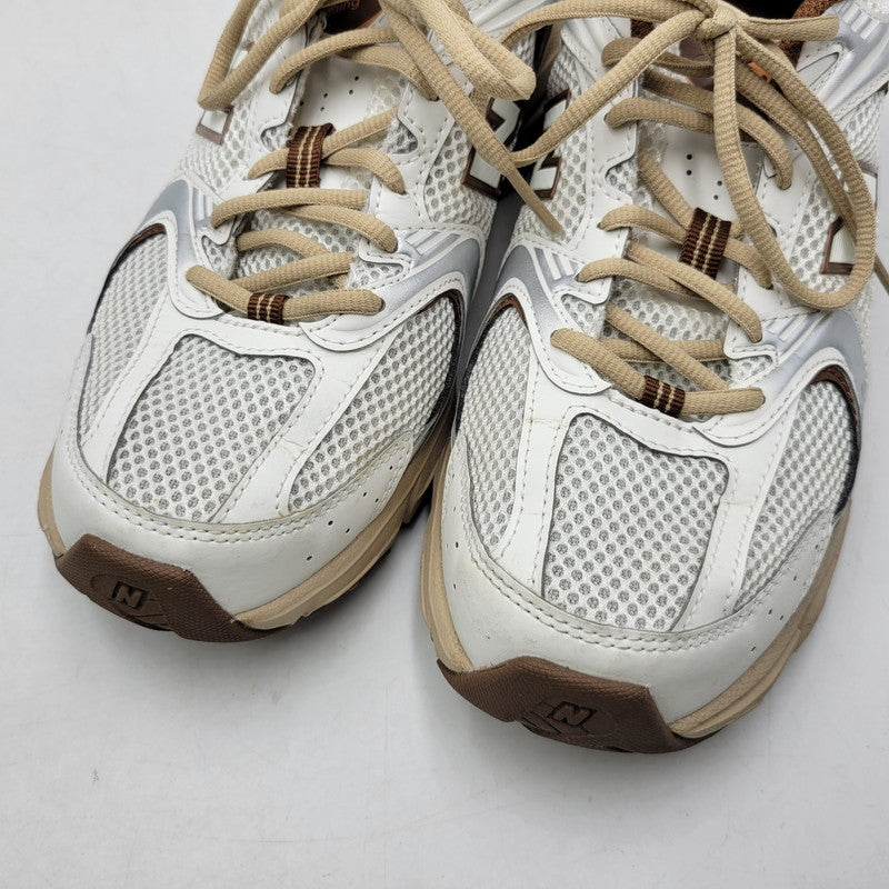 【中古品】【メンズ】 NEW BALANCE ニューバランス × NIKO AND... ニコアンド LOW CUT SNEAKERS MR530NI ローカット スニーカー 靴 162-260924-as-15-izu サイズ：27cm カラー：ホワイト×ブラウン 万代Net店
