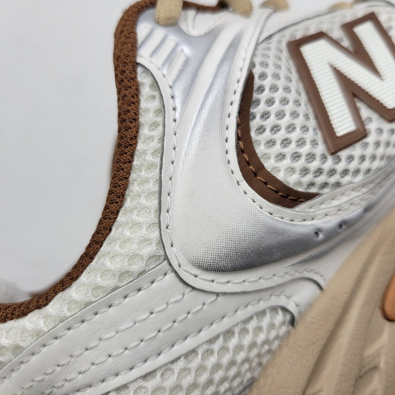 【中古品】【メンズ】 NEW BALANCE ニューバランス × NIKO AND... ニコアンド LOW CUT SNEAKERS MR530NI ローカット スニーカー 靴 162-260924-as-15-izu サイズ：27cm カラー：ホワイト×ブラウン 万代Net店