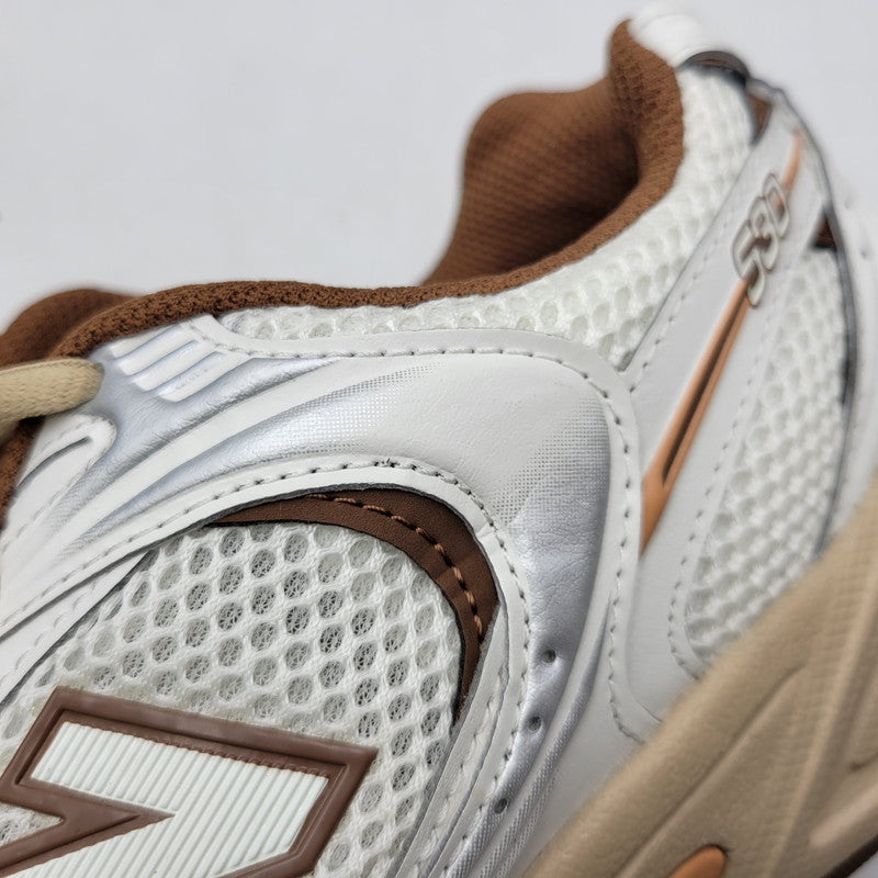 【中古品】【メンズ】 NEW BALANCE ニューバランス × NIKO AND... ニコアンド LOW CUT SNEAKERS MR530NI ローカット スニーカー 靴 162-260924-as-15-izu サイズ：27cm カラー：ホワイト×ブラウン 万代Net店