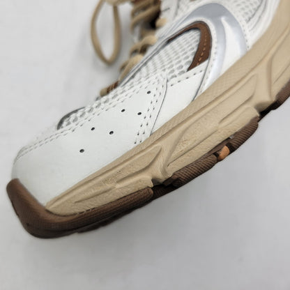 【中古品】【メンズ】 NEW BALANCE ニューバランス × NIKO AND... ニコアンド LOW CUT SNEAKERS MR530NI ローカット スニーカー 靴 162-260924-as-15-izu サイズ：27cm カラー：ホワイト×ブラウン 万代Net店