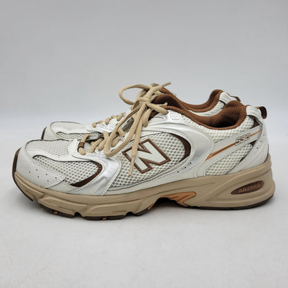 【中古品】【メンズ】 NEW BALANCE ニューバランス × NIKO AND... ニコアンド LOW CUT SNEAKERS MR530NI ローカット スニーカー 靴 162-260924-as-15-izu サイズ：27cm カラー：ホワイト×ブラウン 万代Net店