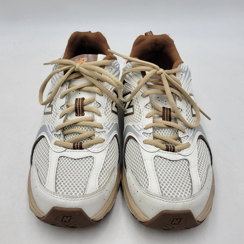 【中古品】【メンズ】 NEW BALANCE ニューバランス × NIKO AND... ニコアンド LOW CUT SNEAKERS MR530NI ローカット スニーカー 靴 162-260924-as-15-izu サイズ：27cm カラー：ホワイト×ブラウン 万代Net店