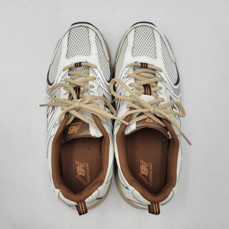 【中古品】【メンズ】 NEW BALANCE ニューバランス × NIKO AND... ニコアンド LOW CUT SNEAKERS MR530NI ローカット スニーカー 靴 162-260924-as-15-izu サイズ：27cm カラー：ホワイト×ブラウン 万代Net店