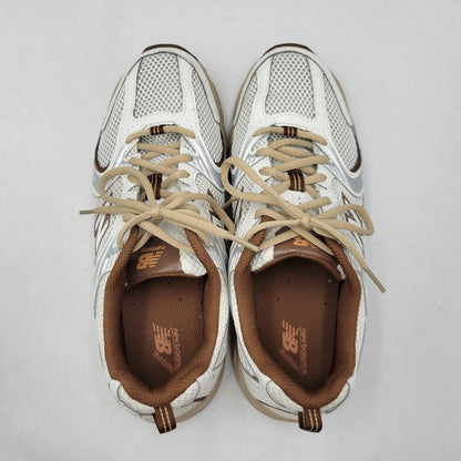 【中古品】【メンズ】 NEW BALANCE ニューバランス × NIKO AND... ニコアンド LOW CUT SNEAKERS MR530NI ローカット スニーカー 靴 162-260924-as-15-izu サイズ：27cm カラー：ホワイト×ブラウン 万代Net店
