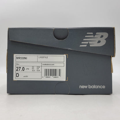 【中古品】【メンズ】 NEW BALANCE ニューバランス × NIKO AND... ニコアンド LOW CUT SNEAKERS MR530NI ローカット スニーカー 靴 162-260924-as-15-izu サイズ：27cm カラー：ホワイト×ブラウン 万代Net店