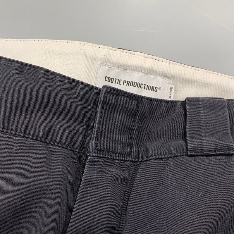 【中古品】【メンズ】 COOTIE PRODUCTIONS クーティー プロダクション CHINO PANTS チノ パンツ 153-261004-sm-03-izu サイズ：XL カラー：チャコールブラック 万代Net店