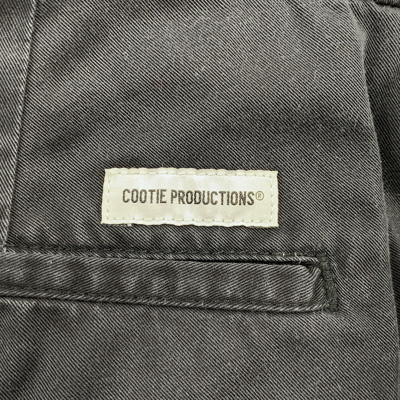 【中古品】【メンズ】 COOTIE PRODUCTIONS クーティー プロダクション CHINO PANTS チノ パンツ 153-261004-sm-03-izu サイズ：XL カラー：チャコールブラック 万代Net店