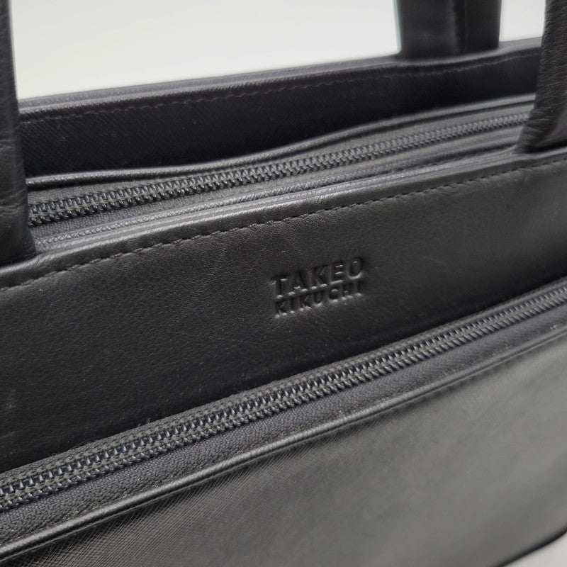 【中古品】【メンズ】 TAKEO KIKUCHI タケオキクチ BRIEF CASE ブリーフケース 鞄 カバン 188-260928-ay-08-izu カラー：ブラック 万代Net店