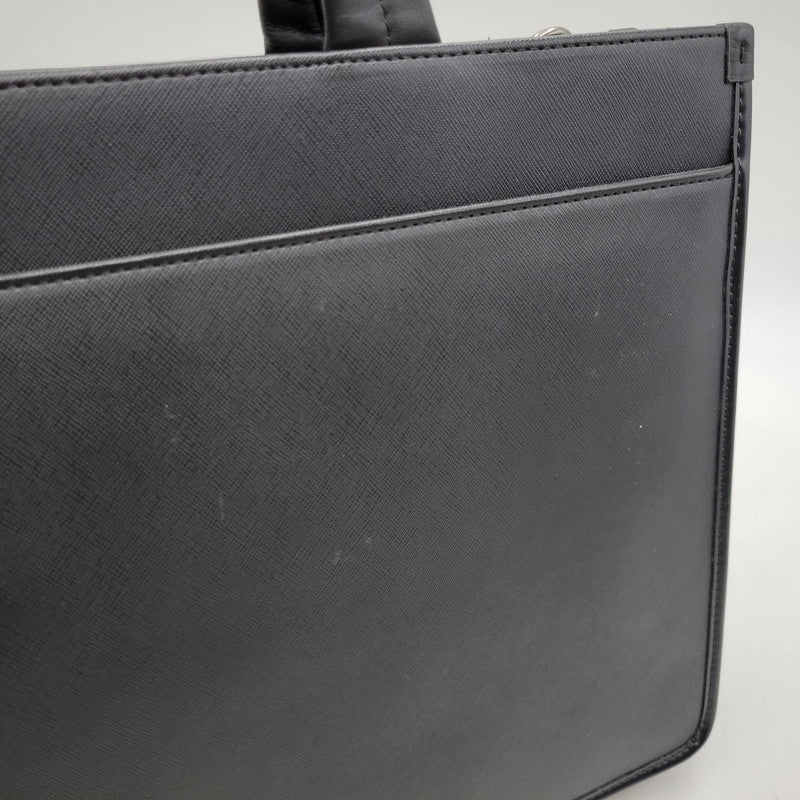 【中古品】【メンズ】 TAKEO KIKUCHI タケオキクチ BRIEF CASE ブリーフケース 鞄 カバン 188-260928-ay-08-izu カラー：ブラック 万代Net店