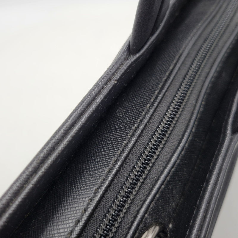 【中古品】【メンズ】 TAKEO KIKUCHI タケオキクチ BRIEF CASE ブリーフケース 鞄 カバン 188-260928-ay-08-izu カラー：ブラック 万代Net店