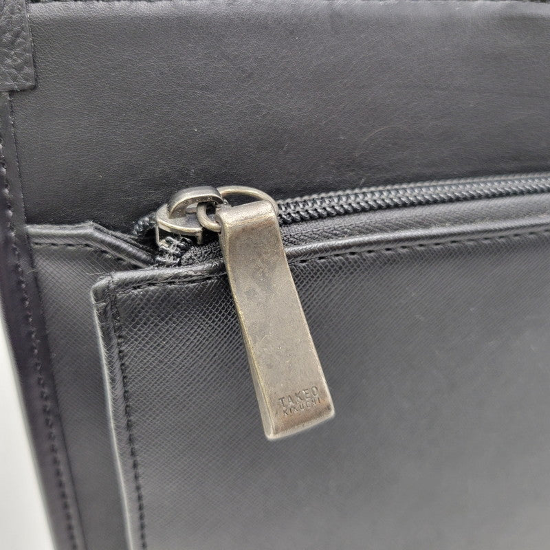 【中古品】【メンズ】 TAKEO KIKUCHI タケオキクチ BRIEF CASE ブリーフケース 鞄 カバン 188-260928-ay-08-izu カラー：ブラック 万代Net店