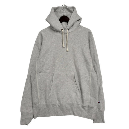 【中古品】【メンズ】 Champion チャンピオン REVERSE WEAVE SWEAT HOODIE C3-Y132 リバースウィーブ スウェット フーディー パーカー 青単色タグ復刻 148-260923-as-09-izu サイズ：XXL カラー：グレー 万代Net店