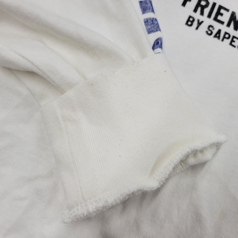 【中古品】【メンズ】 SAPEUR サプール × ビックリマン L/S TEE ロングスリーブ Tシャツ 長袖 ネロ魔身 142-260923-as-07-izu サイズ：L カラー：ホワイト 万代Net店