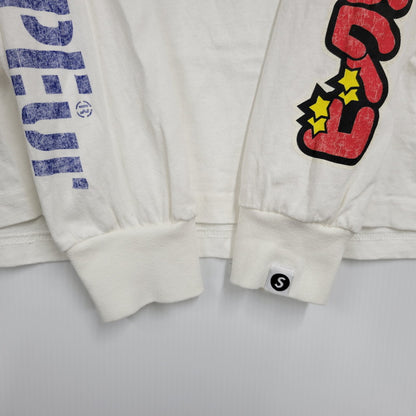 【中古品】【メンズ】 SAPEUR サプール × ビックリマン L/S TEE ロングスリーブ Tシャツ 長袖 ネロ魔身 142-260923-as-07-izu サイズ：L カラー：ホワイト 万代Net店