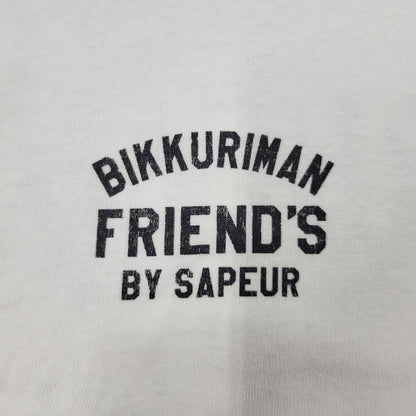 【中古品】【メンズ】 SAPEUR サプール × ビックリマン L/S TEE ロングスリーブ Tシャツ 長袖 ネロ魔身 142-260923-as-07-izu サイズ：L カラー：ホワイト 万代Net店
