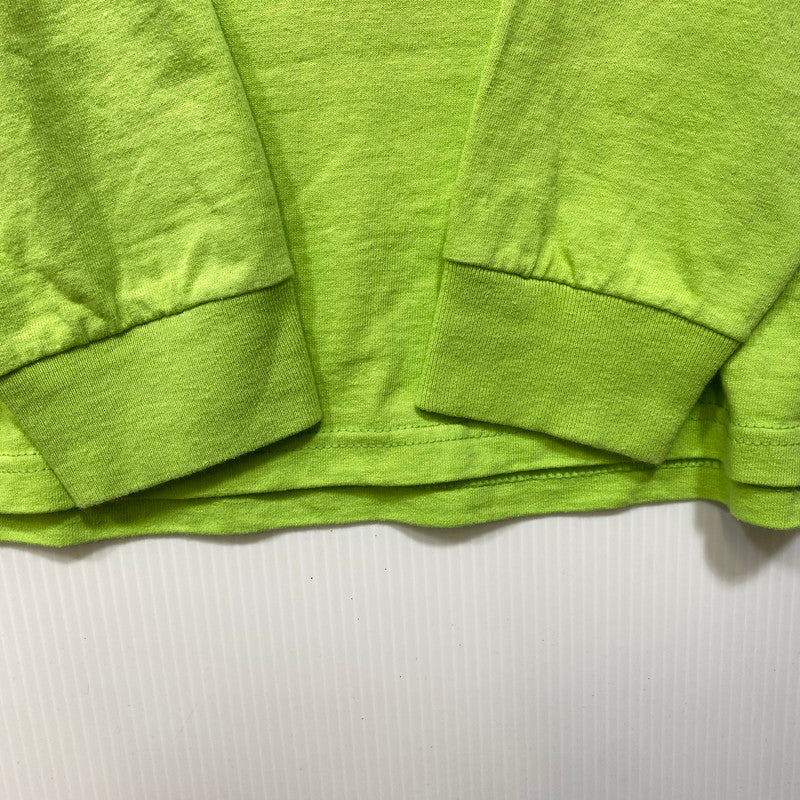 【中古品】【メンズ】 SUPREME シュプリーム×ANTIHERO アンタイヒーロー 14SS LONG SLEEVE LOGO TEE ロング スリーブ ロゴ Tシャツ トップス 長袖 149-260926-cs-09-izu サイズ：L カラー：ライムグリーン 万代Net店