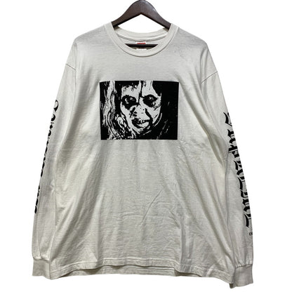 【中古品】【メンズ】 Supreme シュプリーム × THE EXORCIST MOTHER エクソシスト マザー L/S TEE ロングスリーブ Tシャツ プリント トップス 149-260925-ay-10-izu サイズ：L カラー：ホワイト 万代Net店