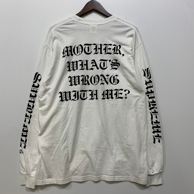 【中古品】【メンズ】 Supreme シュプリーム × THE EXORCIST MOTHER エクソシスト マザー L/S TEE ロングスリーブ Tシャツ プリント トップス 149-260925-ay-10-izu サイズ：L カラー：ホワイト 万代Net店