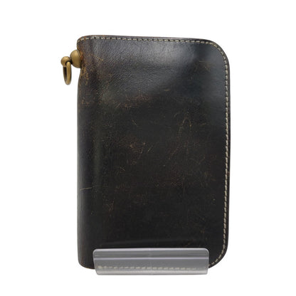 【現状渡し品】【メンズ/レディース】 SAMURAI JEANS サムライジーンズ LEATHER MIDDLE WALLET レザーミドルウォレット 財布 200-260927-as-14-izu カラー：ブラック 万代Net店