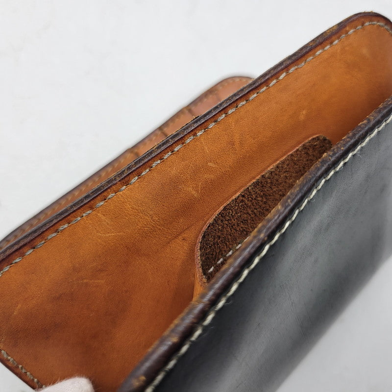 【現状渡し品】【メンズ/レディース】 SAMURAI JEANS サムライジーンズ LEATHER MIDDLE WALLET レザーミドルウォレット 財布 200-260927-as-14-izu カラー：ブラック 万代Net店