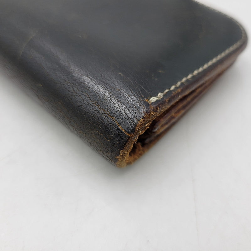 【現状渡し品】【メンズ/レディース】 SAMURAI JEANS サムライジーンズ LEATHER MIDDLE WALLET レザーミドルウォレット 財布 200-260927-as-14-izu カラー：ブラック 万代Net店