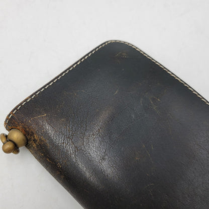 【現状渡し品】【メンズ/レディース】 SAMURAI JEANS サムライジーンズ LEATHER MIDDLE WALLET レザーミドルウォレット 財布 200-260927-as-14-izu カラー：ブラック 万代Net店