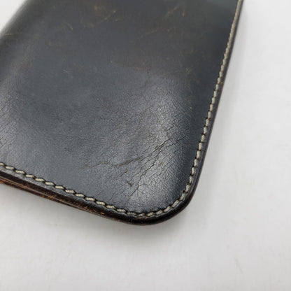 【現状渡し品】【メンズ/レディース】 SAMURAI JEANS サムライジーンズ LEATHER MIDDLE WALLET レザーミドルウォレット 財布 200-260927-as-14-izu カラー：ブラック 万代Net店