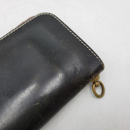 【現状渡し品】【メンズ/レディース】 SAMURAI JEANS サムライジーンズ LEATHER MIDDLE WALLET レザーミドルウォレット 財布 200-260927-as-14-izu カラー：ブラック 万代Net店
