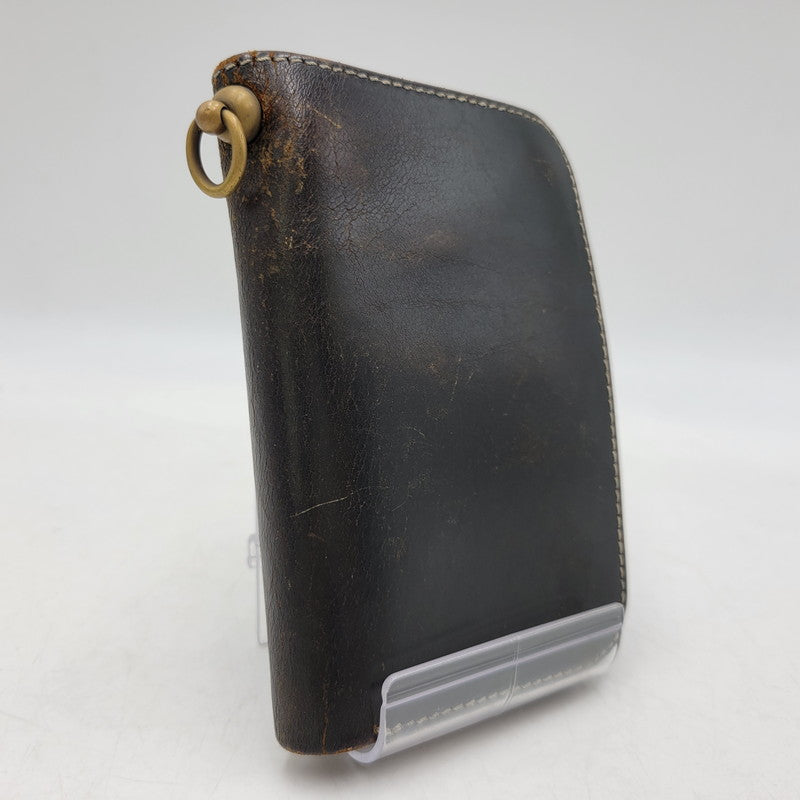 【現状渡し品】【メンズ/レディース】 SAMURAI JEANS サムライジーンズ LEATHER MIDDLE WALLET レザーミドルウォレット 財布 200-260927-as-14-izu カラー：ブラック 万代Net店